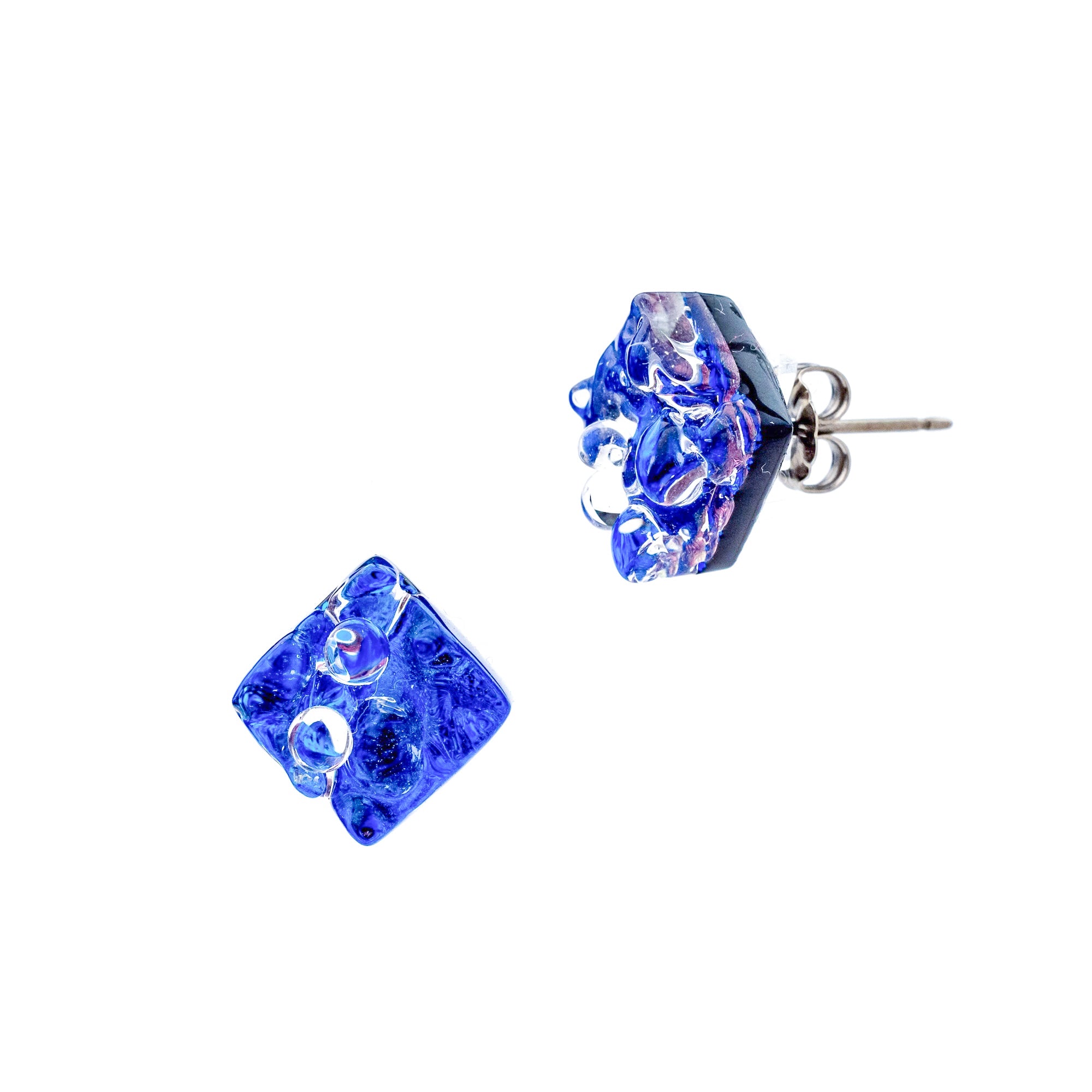 リフレクト ピアス (スイング・スタッズ) ディープブルー