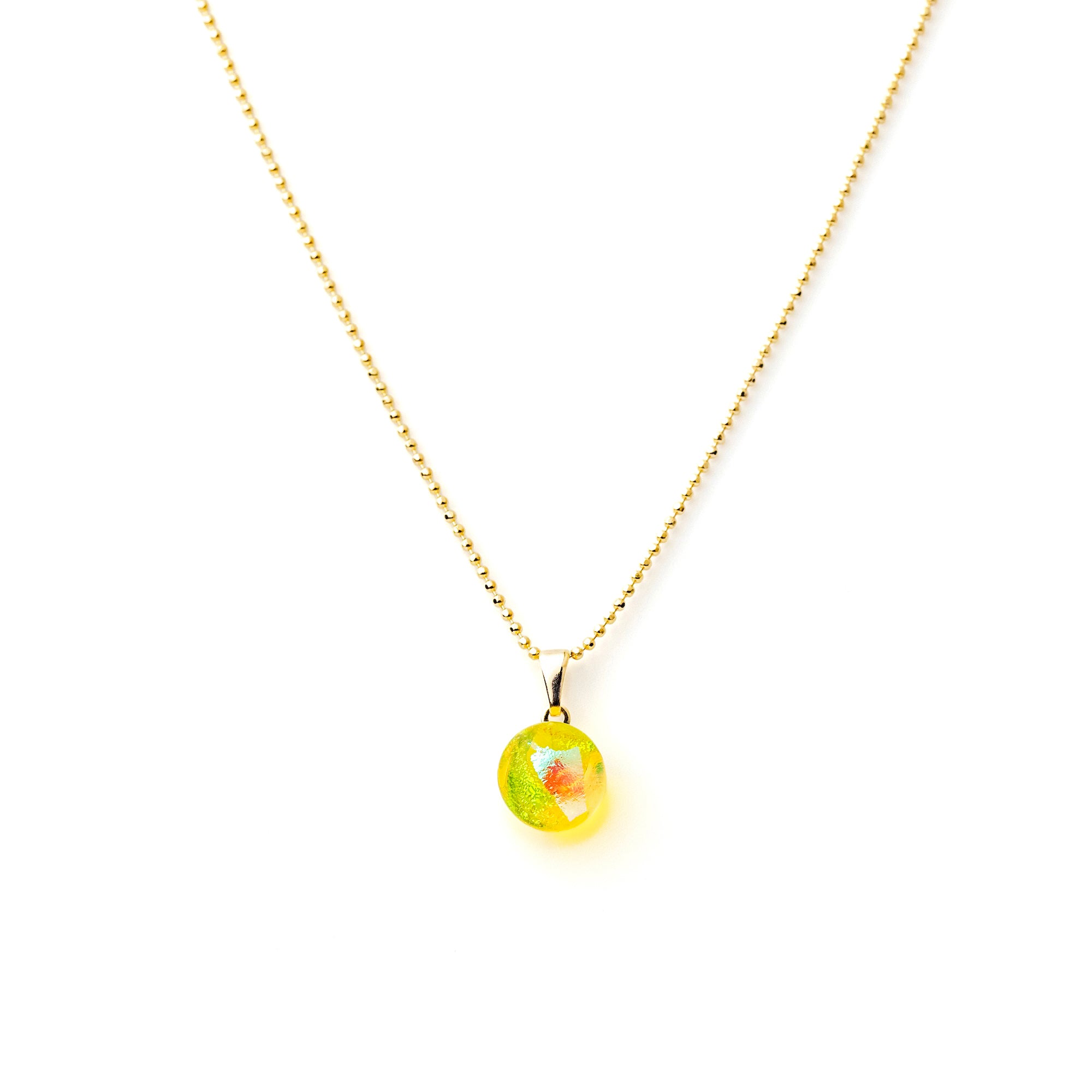 音のしずく ネックレス イエロー