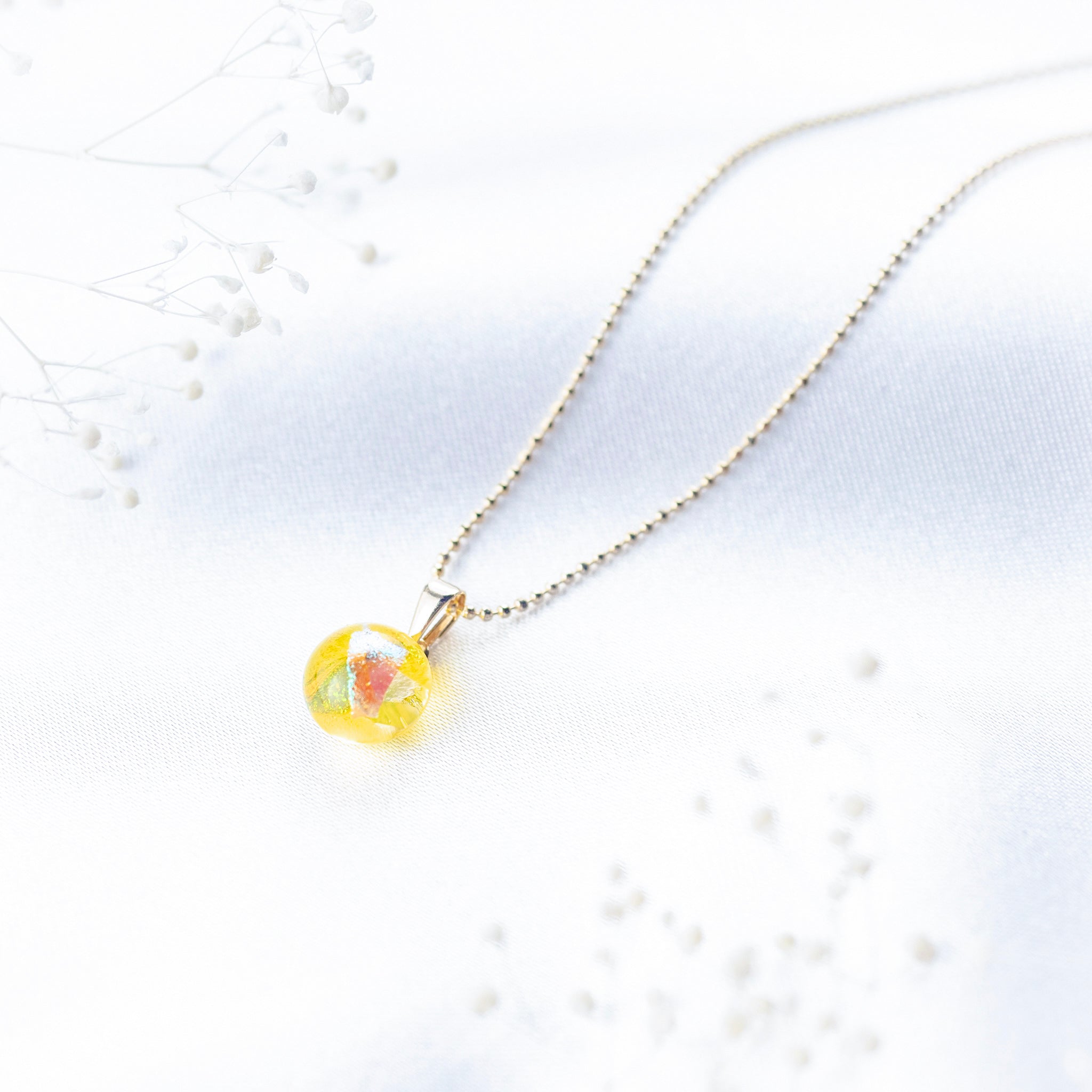 音のしずく ネックレス イエロー