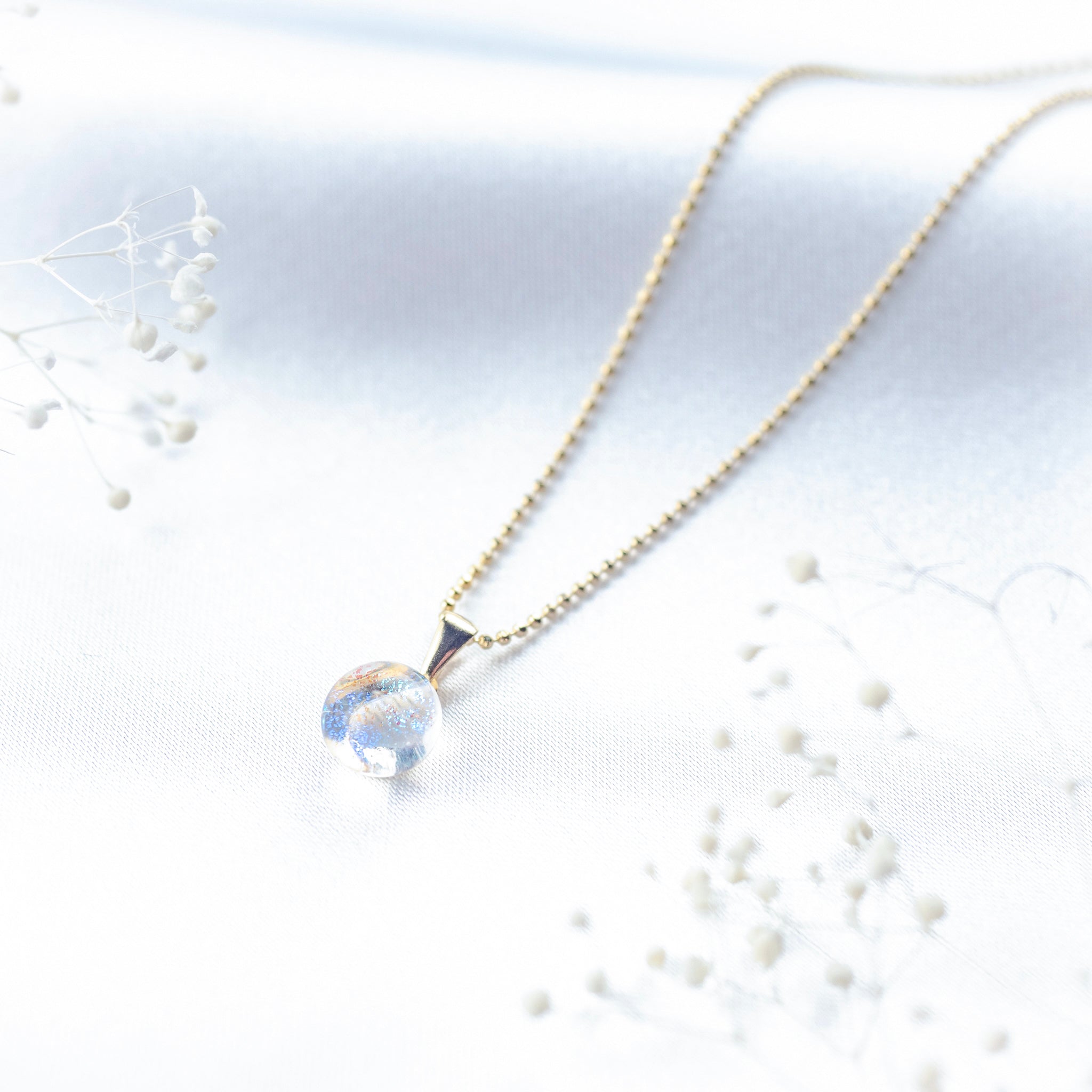 音のしずく ネックレス オパール