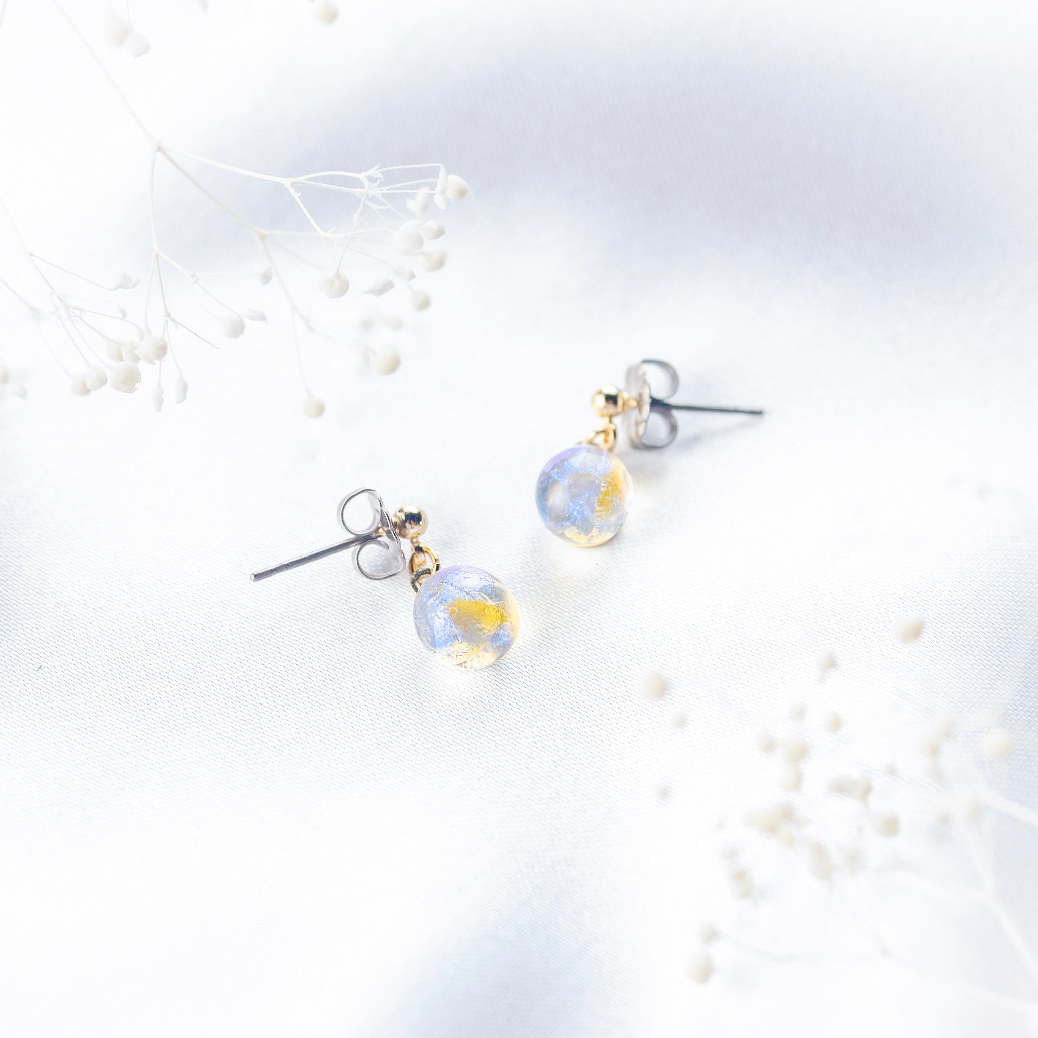 音のしずく ピアスS オパール