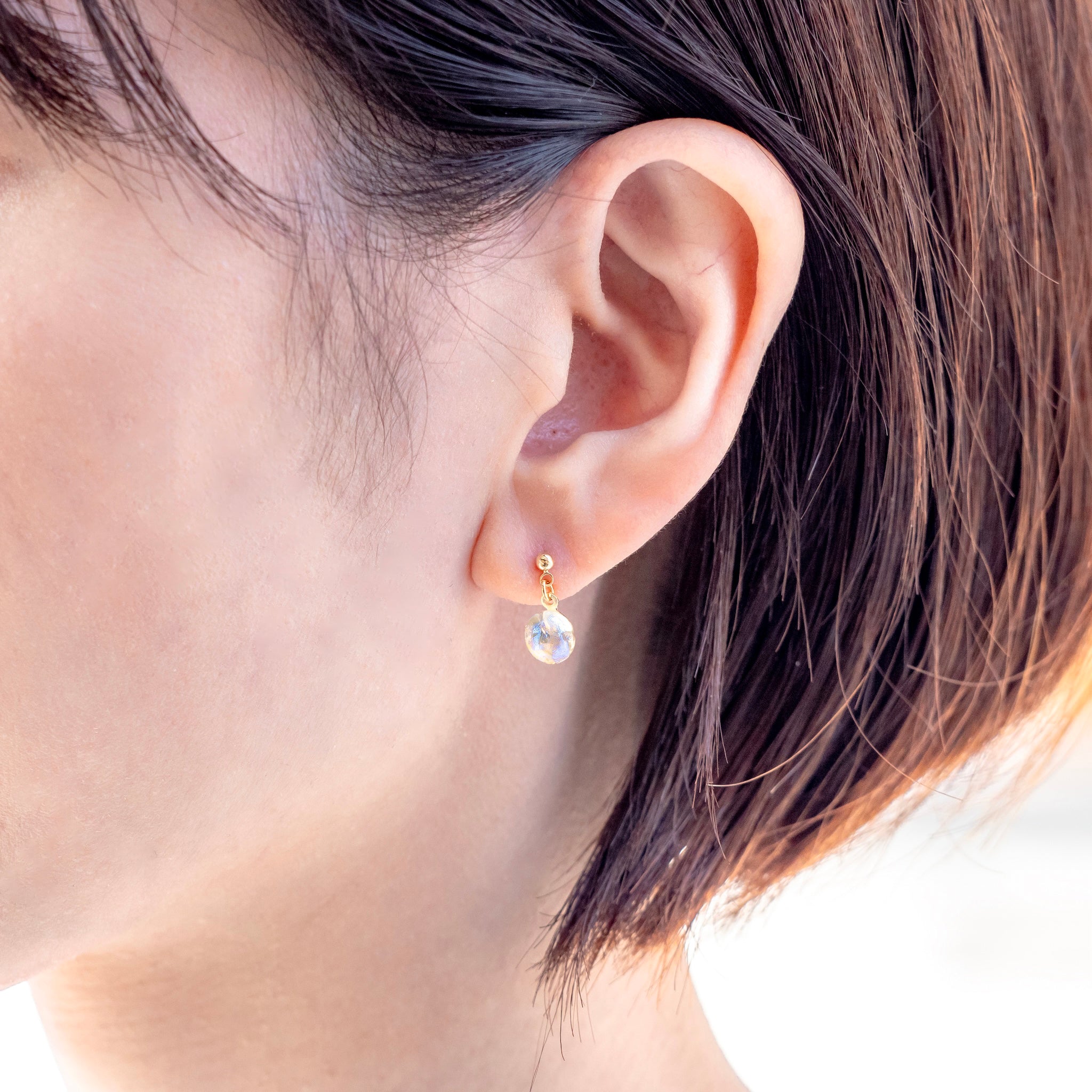 音のしずく ピアスS オパール