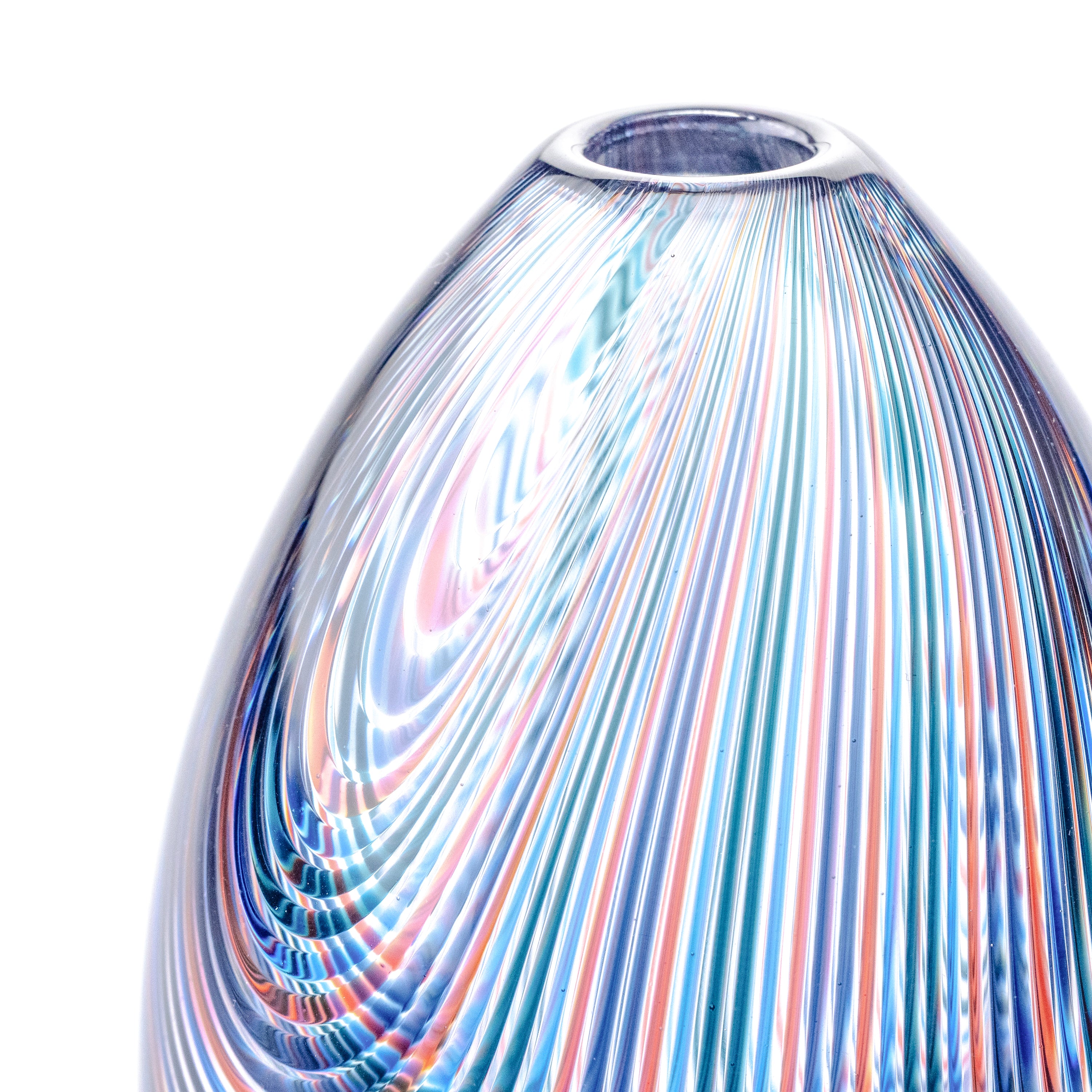 loop 一輪挿し ブルー 浅井 千里 作