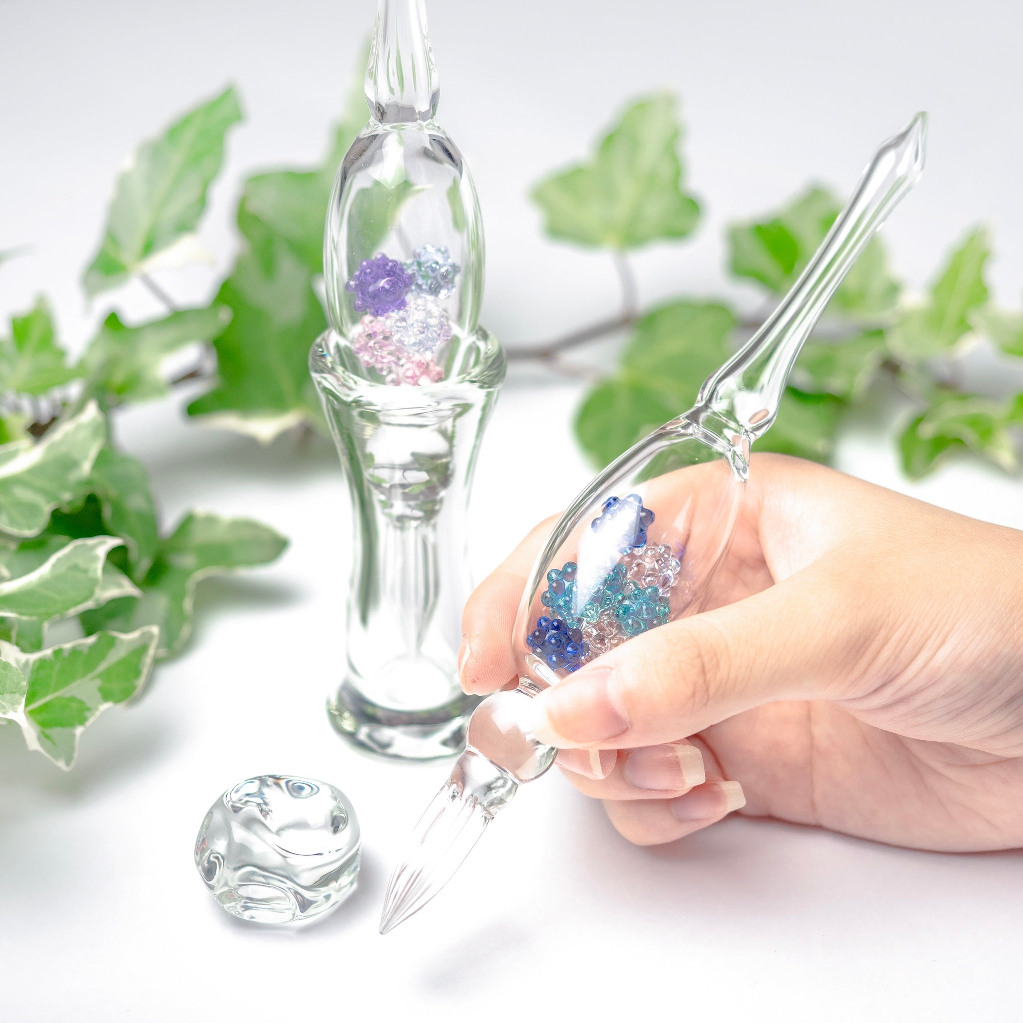 KONPEITOガラスペン クリスタルバイオレット