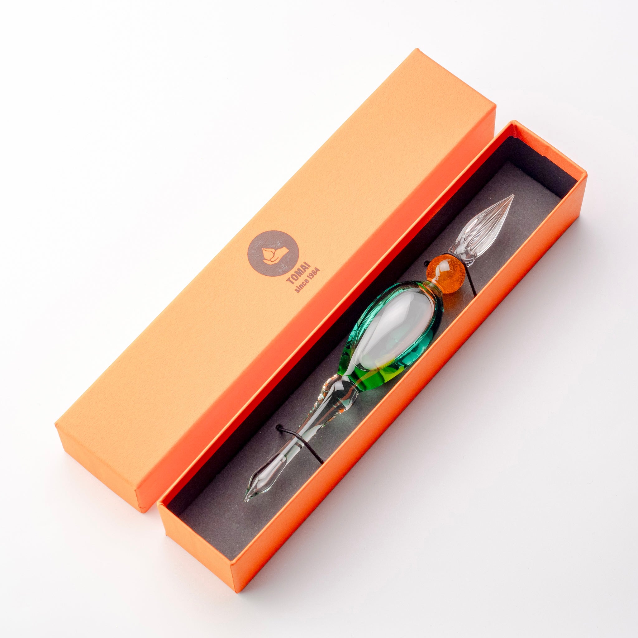 TOMAIガラスペン「BAL」エメラルドクーラー