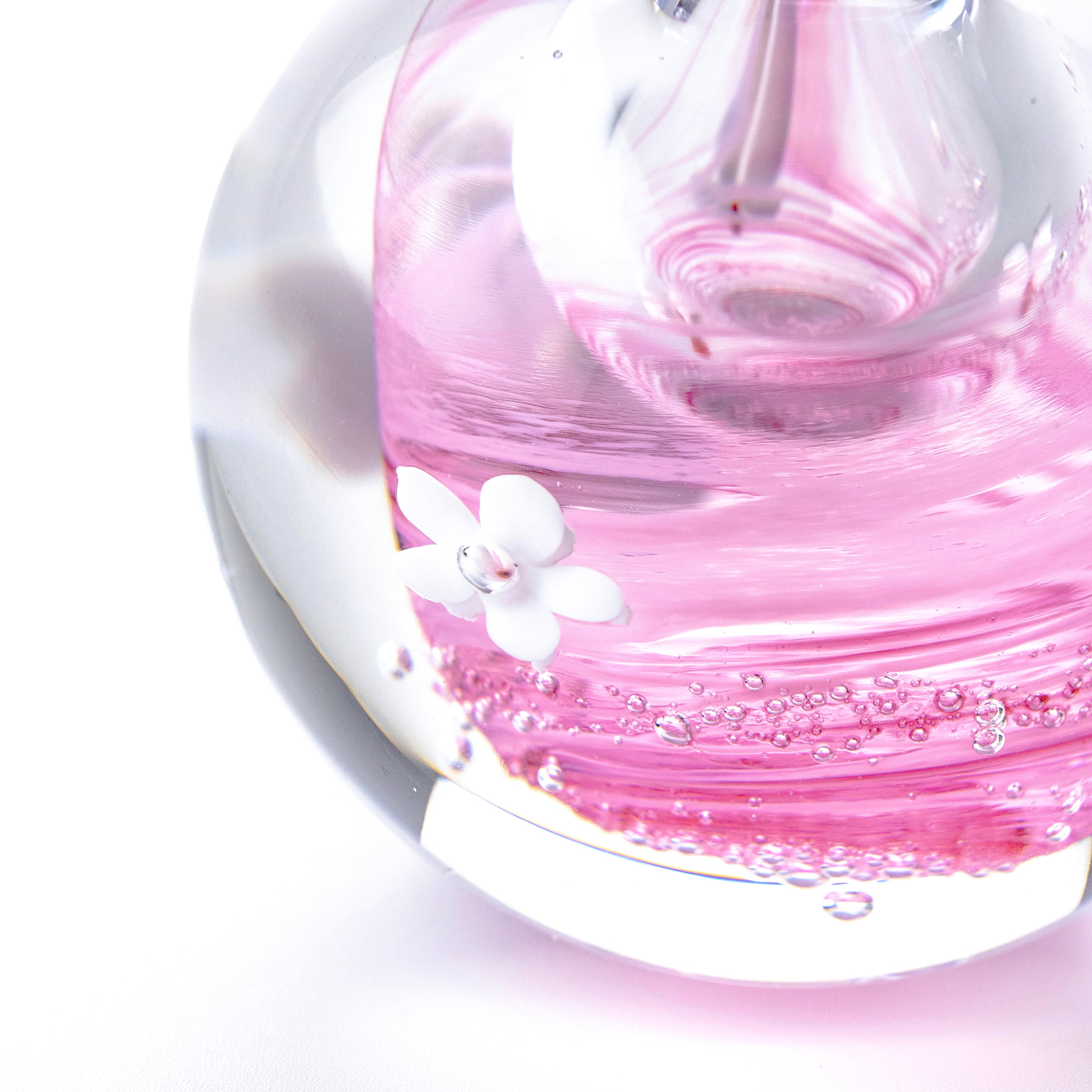 桜 一輪挿し（黒壁ガラス工房）